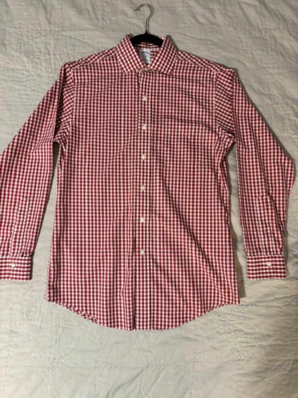 Brooks Brothers 15-33 Regent checked button down shirt men's